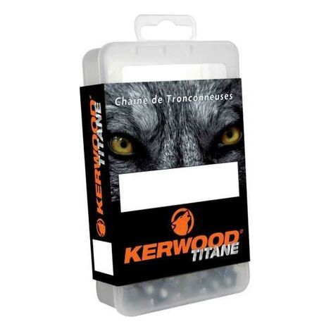 Chaîne tronçonneuse en titane Kerwood 50 maillons 3/8LP 1,1mm
