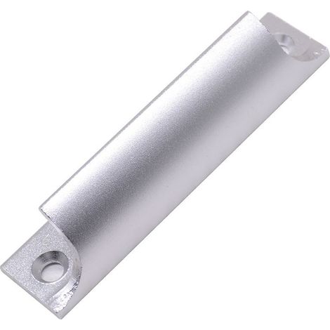 Poignée Porte-fenêtre aileron profilée L.90 mm-Alu anodisé Argent F1-517077 (1/3)