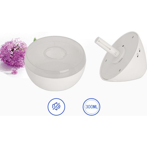 Humidificateur et diffuseur d'arômes USB, arrêt automatique, silencieux, décoration pour la maison ou le bureau (1/5)