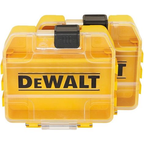 Caja de almacenamiento DeWalt dt70800 plástico duradero 2 piezas
