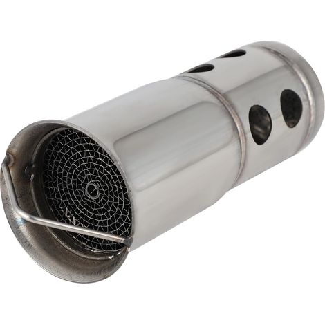 Chicane Echappement Moto,DB Killer 50mmBaffte Tuyau d'échappement Universel Acier Inoxydable OD x 141mm de Long (1/5)