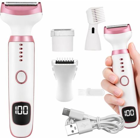 Épilateur 5 en 1 pour femmes – tondeuse pour le corps, le visage et le maillot (USB)-AquaForge (1/5)