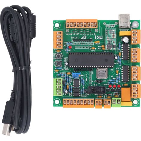 Carte de contrôle de mouvement CNC, Interface USB, PCB, carte de dérivation compacte, contrôleur pour ordinateurs portables (1/5)