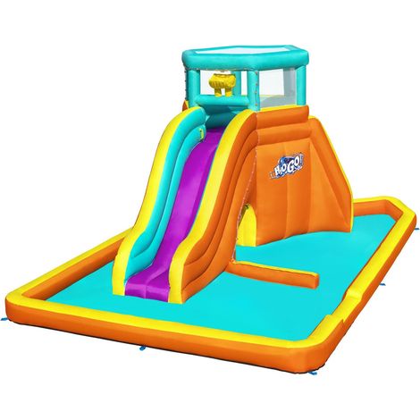 Mega inblatable Water Park mit Slidal Tidal Tidal 565x373x265 CM Bestway 53385 (1/5)
