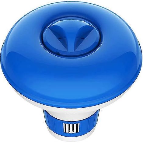 Distributeur de chlore liquide, diffuseur de piscine, doseur de liquide réglable de 12 cm de diamètre, accessoires pour piscines et jacuzzis intérieurs/extérieurs (1/4)