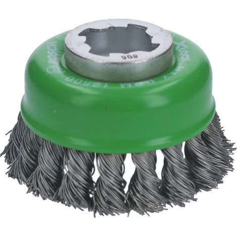 Bosch  PRO  Acero  Inoxidable  Cepillo  de  copa  pesado  X-Lock  75  x  0,50  mm  -  2608620729 (1/4)