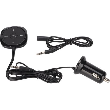 Récepteur Audio Bluetooth 5.0 Voiture avec Port USB de Charge 2.1A et Prise AUX 3.5mm pour Appels Mains Libres (1/5)