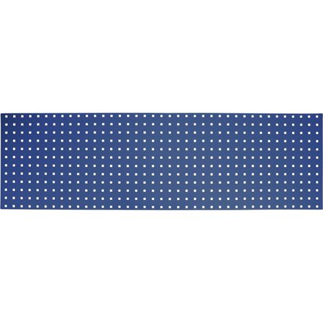 STIER Lochplatte für Werkstattwand, 1500x450mm, enzianblau
