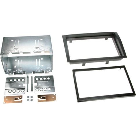 Kit Support Autoradio compatible avec Citroen Jumper Fiat Ducato Peugeot Boxer 06-21 Noir