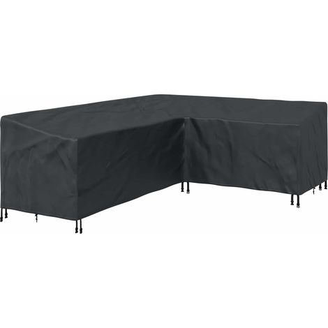 Housse pour meubles Noir 260 x 210 x 80 cm Tissu Oxford 210D
