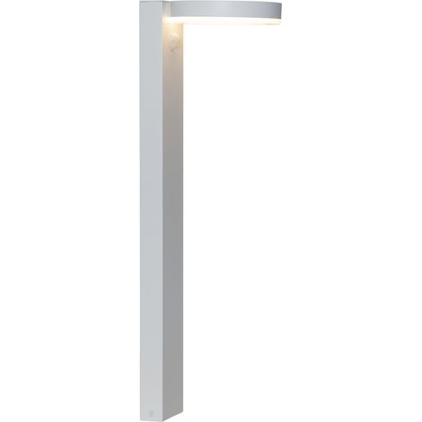 Weiße Solar-Wegeleuchte ,Vidi', Bewegungsmelder, Dämmerungssensor, Dauerlicht, H 60cm (1/4)