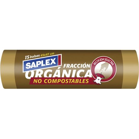 Bolsa de Basura Miniplus Saplex 10L 15 unid. 45x47cm