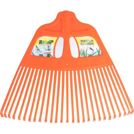 Rastrillo para hojas - XL - naranja (1/4)