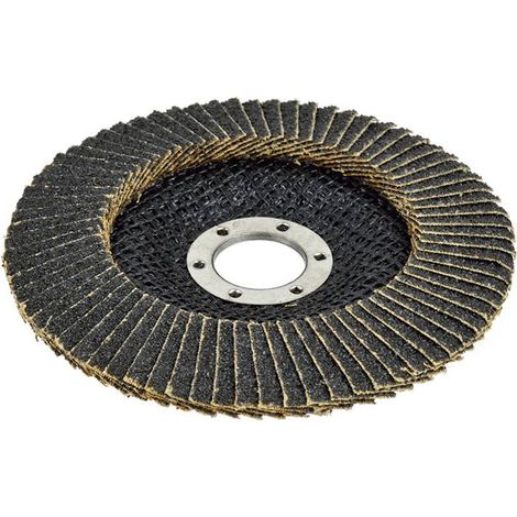 Lot de 10 disques abrasifs à lamelles "SILIKON" pour ponçage PREMIUM - 125 mm - P80