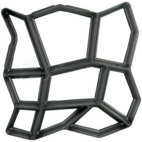 Moule irrégulier pour pavés en béton 43 x 43 cm pour chemins, pavés en plastique, pour allées, jardins, patios, terrasses, Pathmate Stone (1/5)