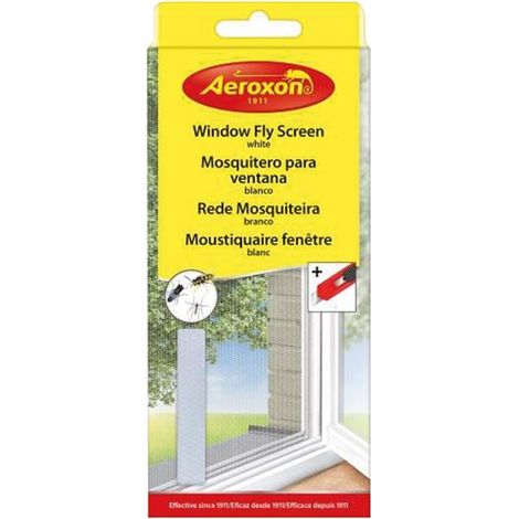 Zanzariera per finestra bianca 130x50cm - Aeroxon