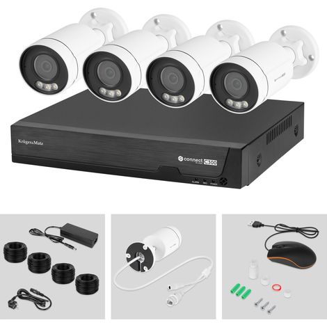 Kit de monitorización IP Kruger&Matz Connect C300