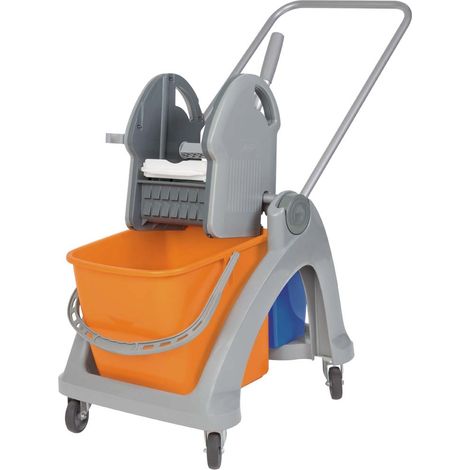 Carrello con secchio singolo 1x25l + secchio da 6l TS-0001