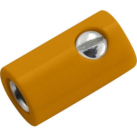 Fiche banane femelle Ø de la broche: 2.6 mm Kahlert Licht orange 1 pc(s)