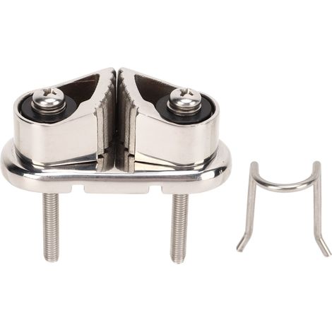 Collier de serrage en acier inoxydable argenté, surface lisse polie, accessoire léger pour contreplaqué marin (1/5)