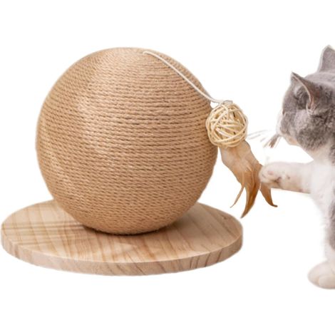 Boule pour Chat Puzzle dEnrichissement en SisalJouet (1/5)