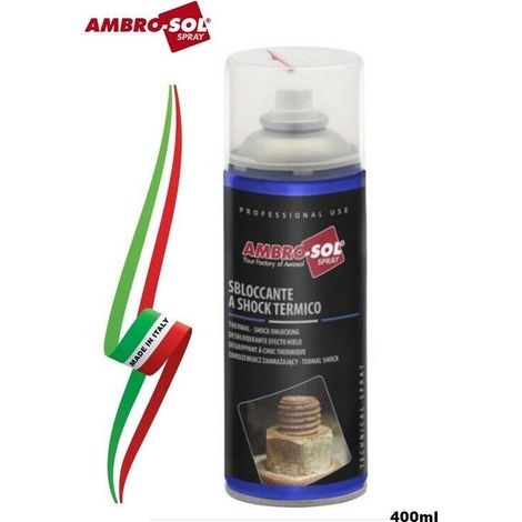 Sbloccante a shock termico Ambrosol Spray per la rimozione della ruggine – 400 ml