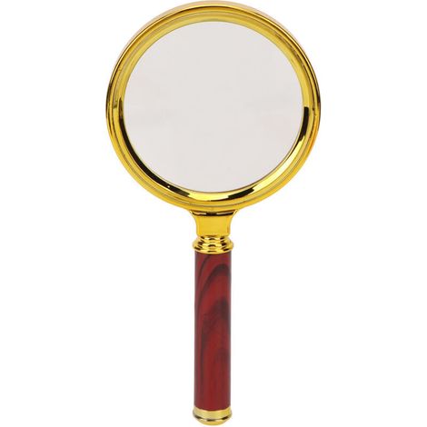 Loupe à main 7X légère et portable, poignée confortable, loupe plaquée 70mm pour personnes âgées