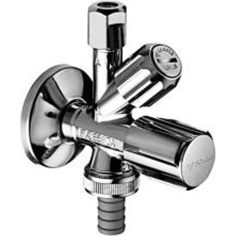 Schell Comfort - Válvula combinada de esquina con filtro, cromo 035600699 (1/2)