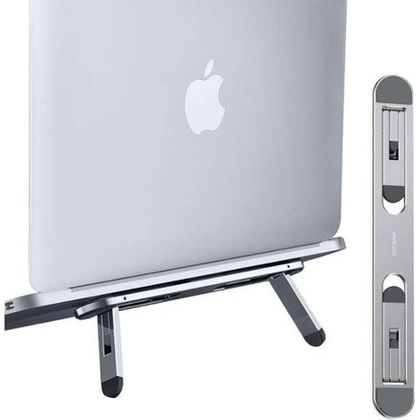 Supporto per mini notebook Oatsbasf, colore argento. (1/5)