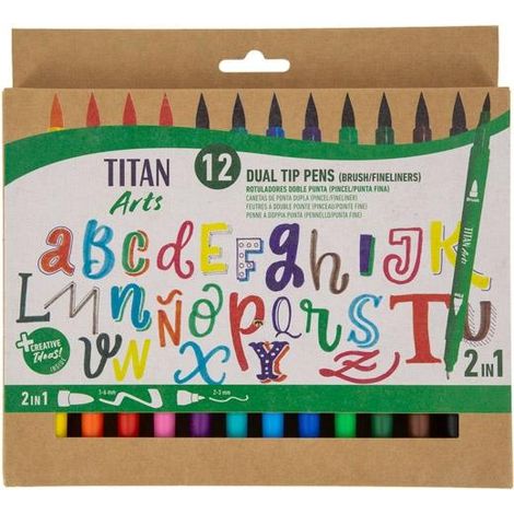 ROTUL.TITAN C.DOBLE PUNTA CAJA 12 - Pack de 6 unidades