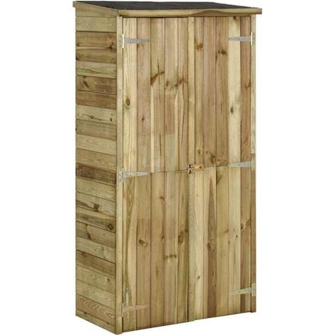 Abri de jardin en pin, 85 x 48 x 177 cm (1/5)