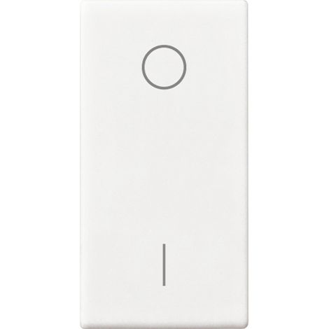 VIMAR - 14021.99 Bouton 1M Symbole O/I blanc