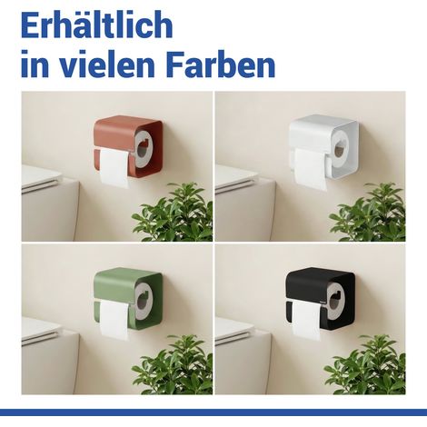 Mömax Toilettenpapierhalter Turbo -Loc Lizan Braun (1/5)