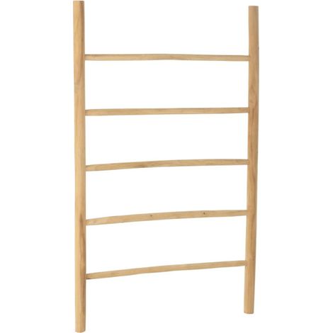 Échelle Déco en Teck "5 Marches" 150cm Naturel (1/3)
