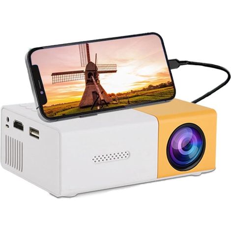 Filiyano – projecteur - Plein écran – Mini projecteur - Plein écran - Projecteur de cinéma extérieur - Compatible - avec - HDMI - USB - Audio (1/5)