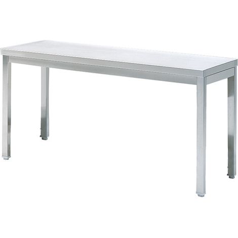 Table Inox de Travail sans Étagère sans Dosseret 900 x 600 mm - Virtus