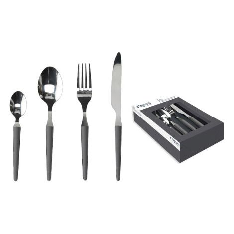 Tognana set 24 posate 6 coperti antony zen antracite r7799242791