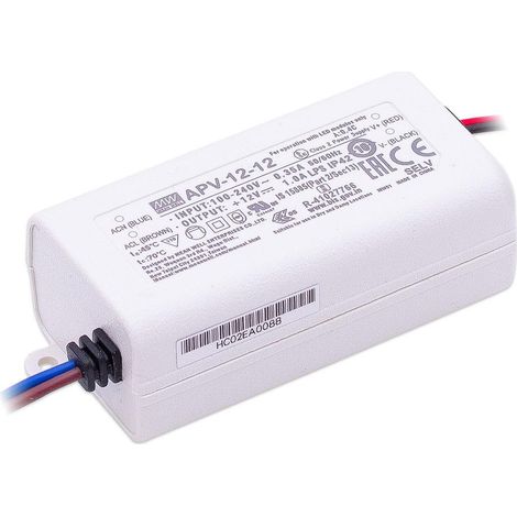 Mean Well APV-12-12 LED Netzteil 12W 12V 1A IP42 Schaltnetzteil CV (1/4)