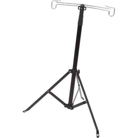 Support de lanterne de camping portable et léger en alliage d'aluminium, avec doubles crochets stables et piquets de sol. (1/5)