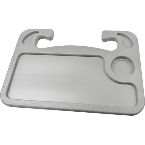 Tablette de volant pour voiture, accessoires intérieurs, plateau et porte-gobelet pour voiture - gris clair (1/5)