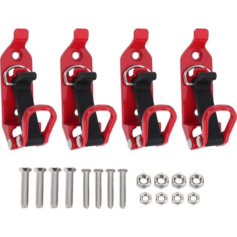 Porte Pelle pour Galerie de Toit, 4 Pièces Porte SKI pour Barre de Toit Support de balai, Roulement de Verrouillage, Porte-bêche, Porte hache, Porte-outils de Jardin, pour Remorques de Jardin (1/5)