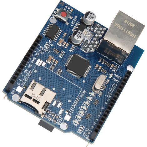 Erweiterungsplatine Modul Netzwerk LAN Ethernet W5100 Kartenleser DIY Elektronische Komponente (1/5)