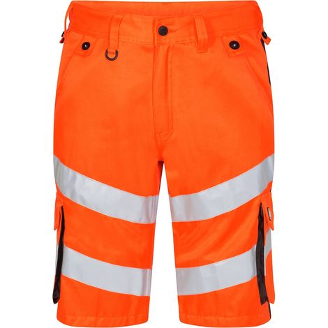 ENGEL Warnschutz Shorts Safety Light Herren 6545-319 Gr. 42 orange/anthrazit grau (1/2)