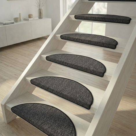 Tappetino per scale Baleno antracite - 20x56 cm (1/4)