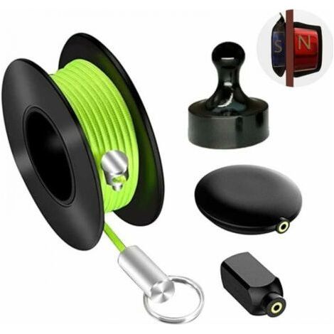 Professionelles magnetisches Kabelzieher-Set für Elektriker, Rohrhalter für Elektriker, Kabelwerkzeug, verwendet für Rohrarbeiten/Elektriker/Gartenarbeit/Büro (1/4)
