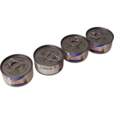 Soupe au poulet et aux crevettes 4 x 80 g pour chat - Trixie (1/4)