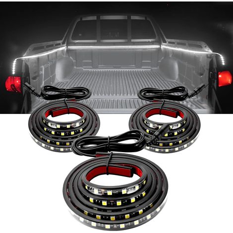 36 W LED Strip Light for Truck, 270 LEDs 12 V IP68 Waterproof LED Work Lights for RV Awning Light, Truck Loading Area, Side Door Light (3 Pieces) (1/5)