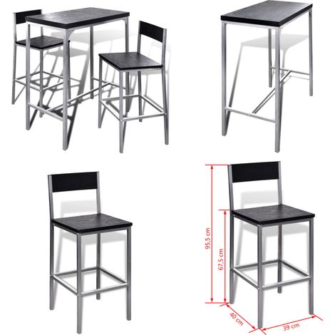 Frühstücksbar Set - Esstisch - Barhocker - Küchenstuhl - Frühstückstisch - Modernes Sofa - Home & Living (1/5)