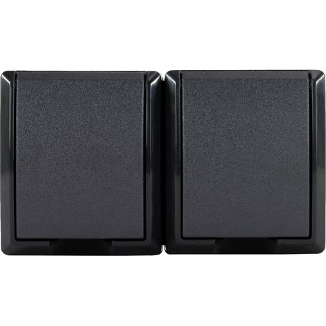 REV 0007091900 Aufputz-Steckdose IP44 Anthrazit