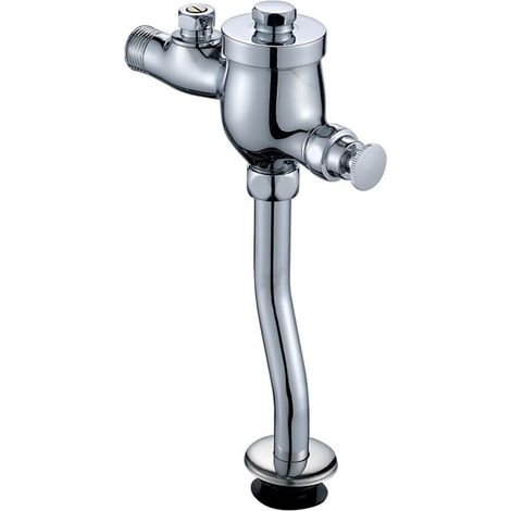 Bouton poussoir G1/2 en cuivre pour urinoir d'arrêt automatique (1/4)